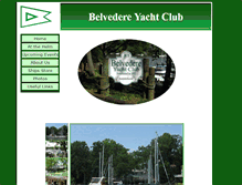 Tablet Screenshot of belvedereyachtclub.org